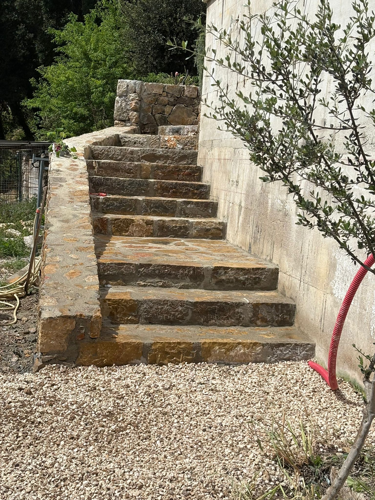 Escalier en pierre
